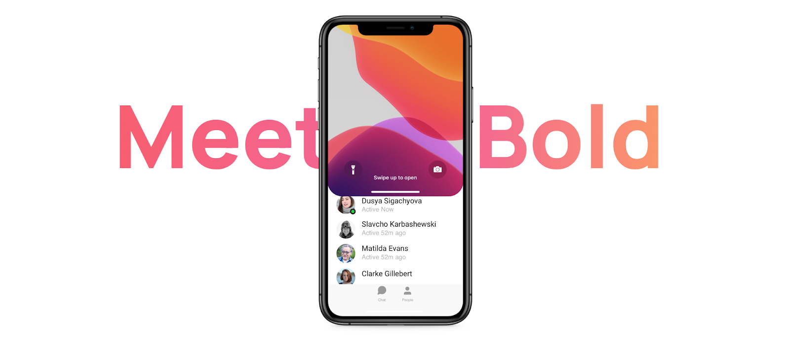 Bold Webflow website template preview, showing a phone on the hero section and the text Meet Bold in the background