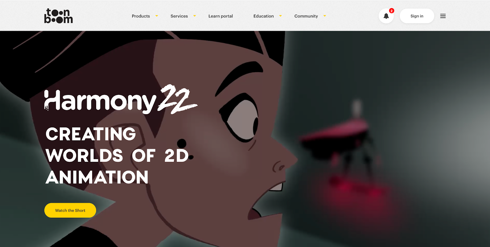 Toon boom harmony software tool for web animation