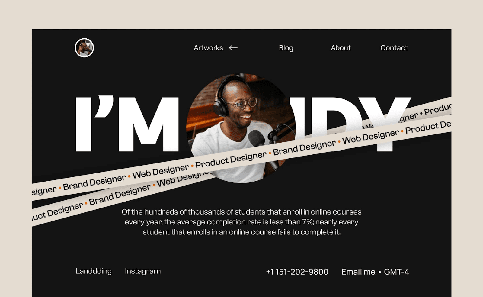 Webflow portfolio template website Boston - Wedoflow