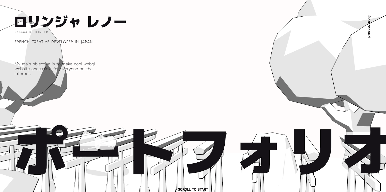 Portfolio Template, Renaud's Personal Portfolio, Personal Website - Wedoflow