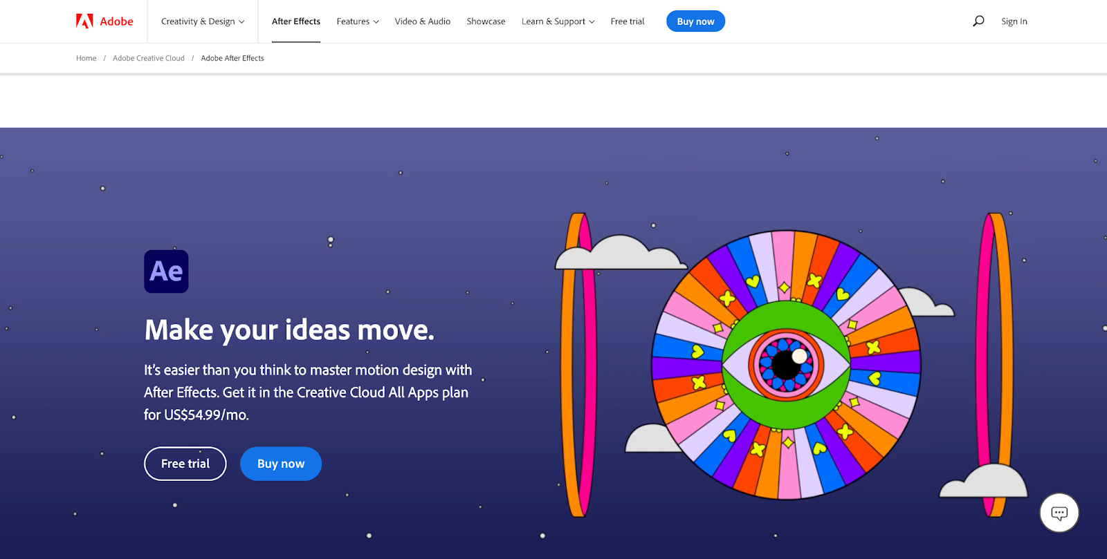 After effects animation tool for 2D and 3D animation