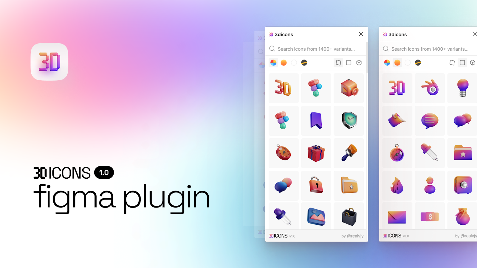 3dicons Figma plugin for icons – Wedoflow