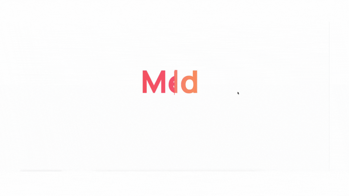 Boldest SaaS template - gif preview of homepage and interactions