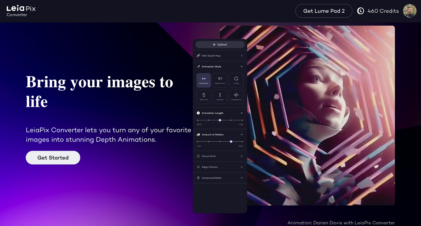 LeiaPix - an AI tool that lets you convert any 2d image to a 3d depth effect