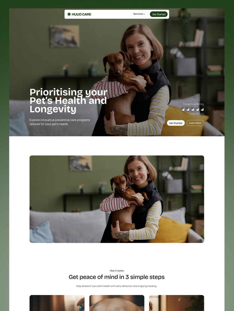 Webflow template for medical agencies..