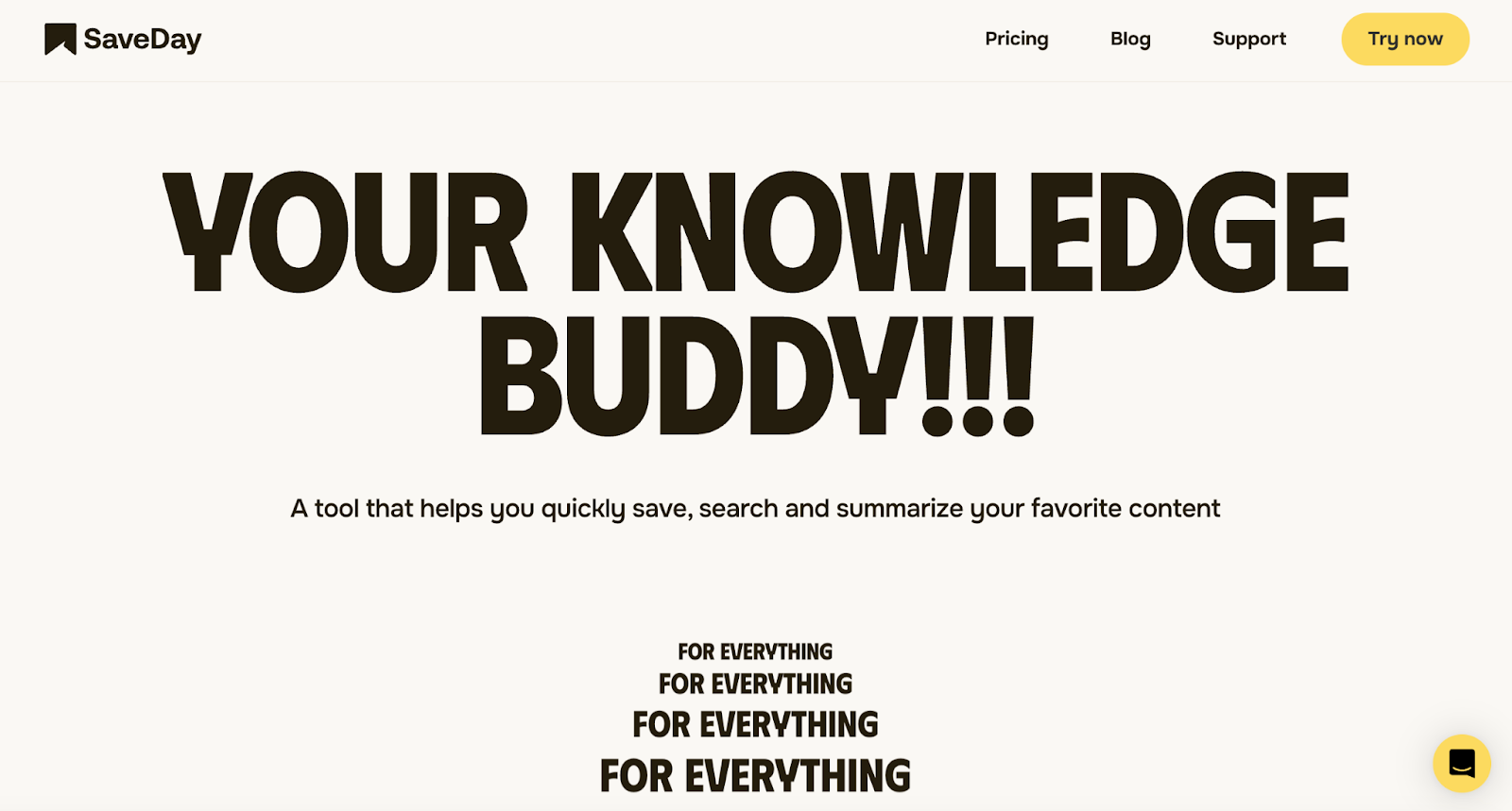 Saveday - a tool that allows you to save, search, and summarize your favorite online content