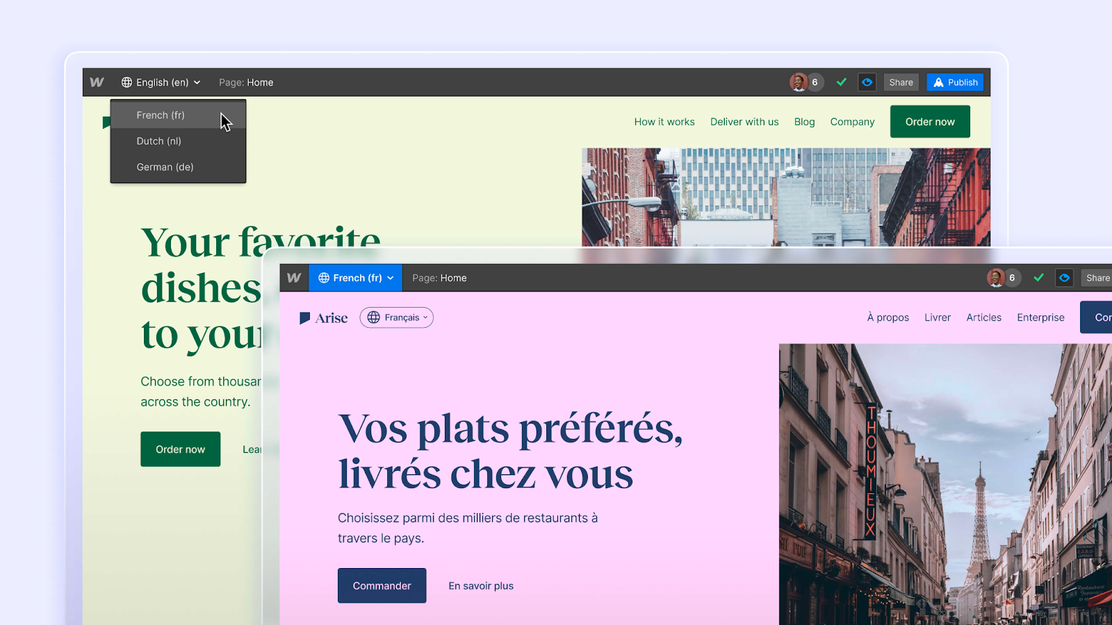 Webflow Localization feature preview - Wedoflow