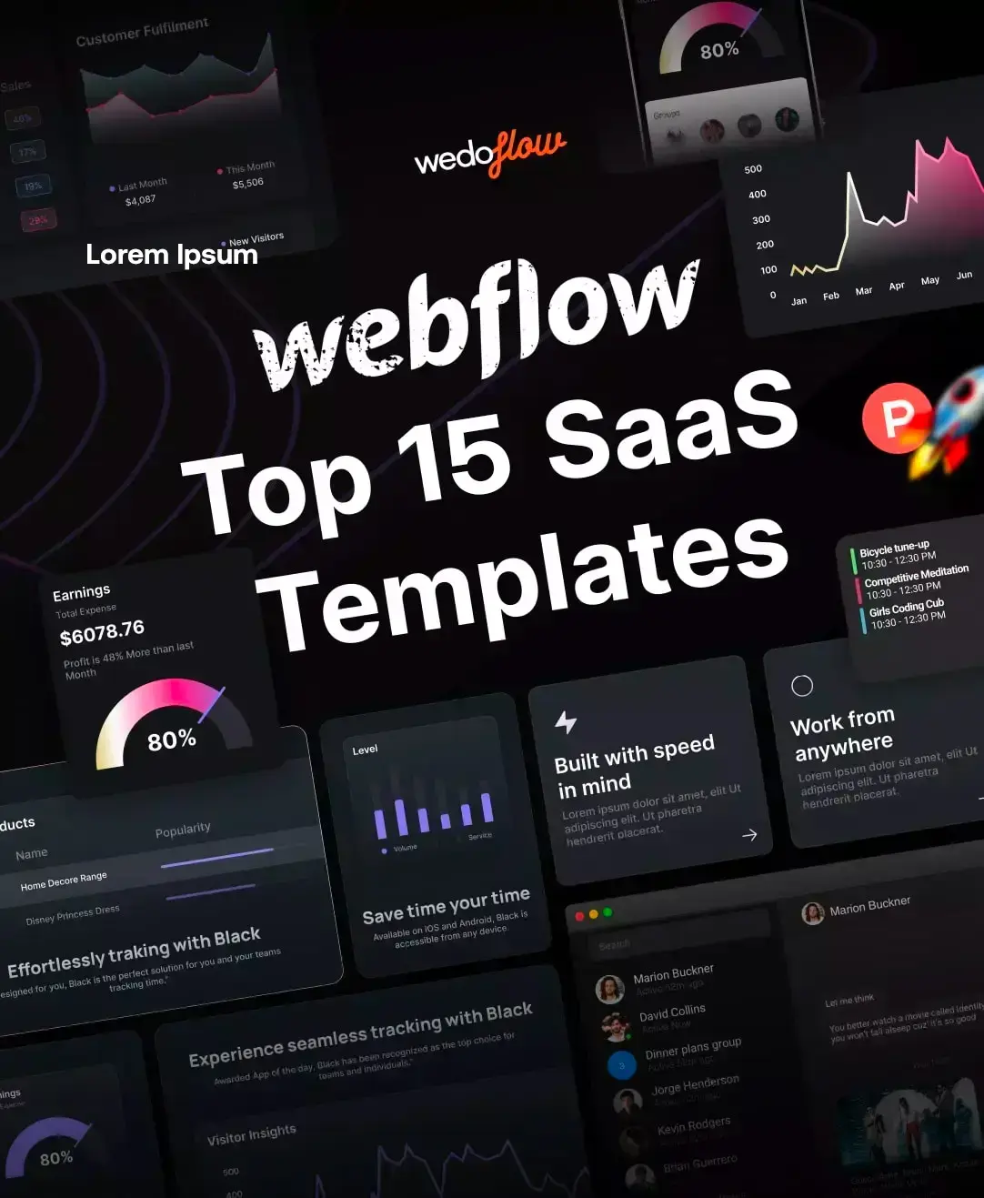 15 Best Webflow SaaS Templates for 2026 (Built to Convert)
