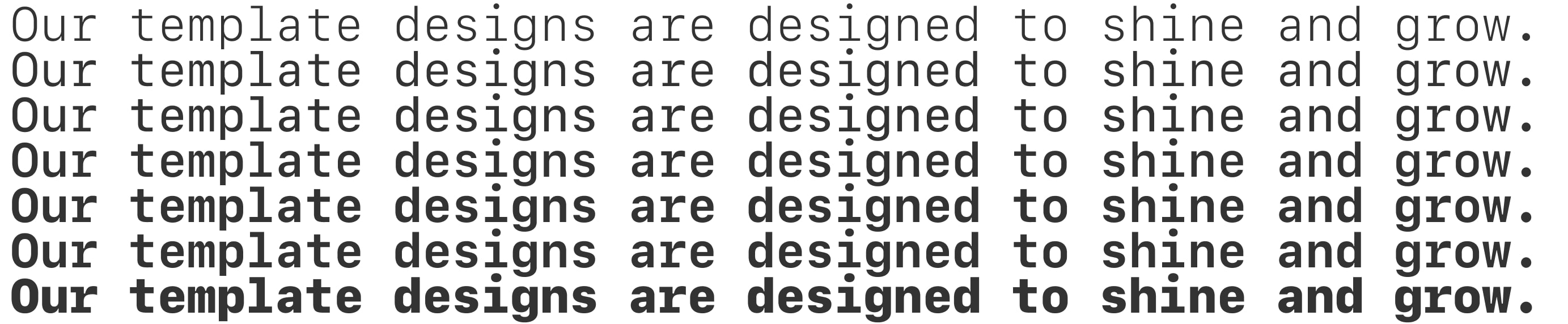 SF Mono font style in plain text example