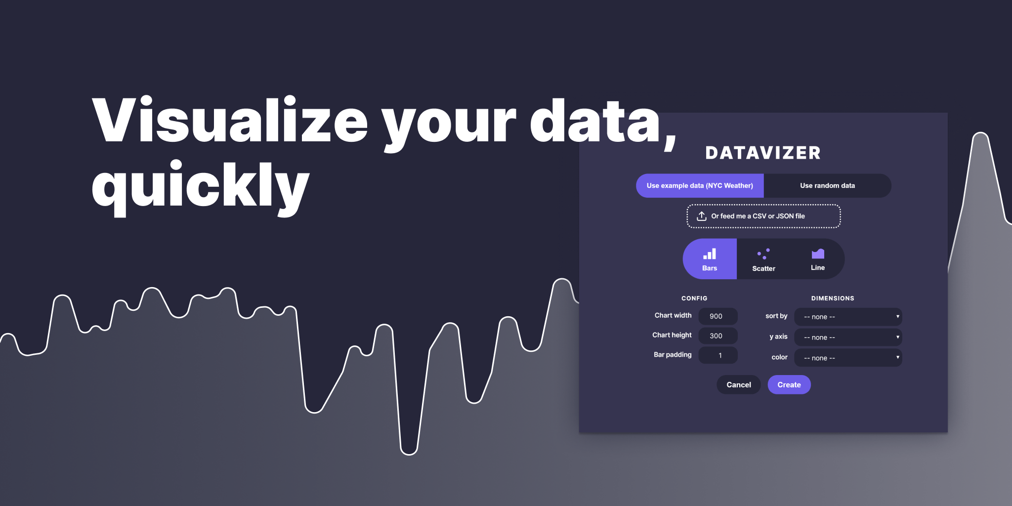 Datavizer figma plugin -wedoflow