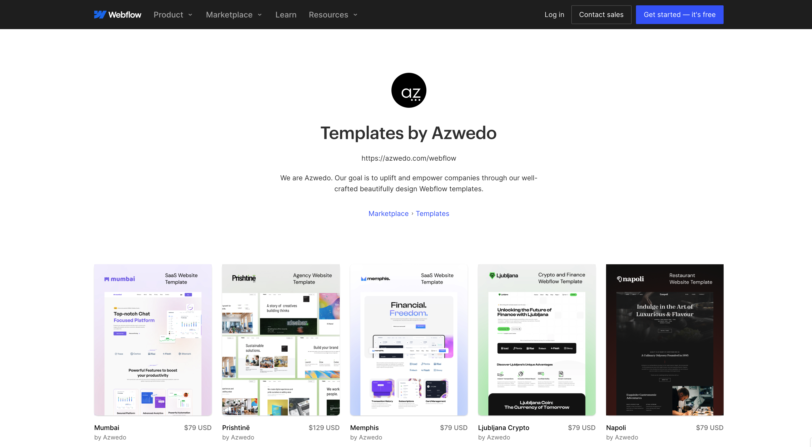 Webflow templates for business websites. Business themes designed by Azwedo and Wedoflow. Explore best business website templates designed by Azwedo