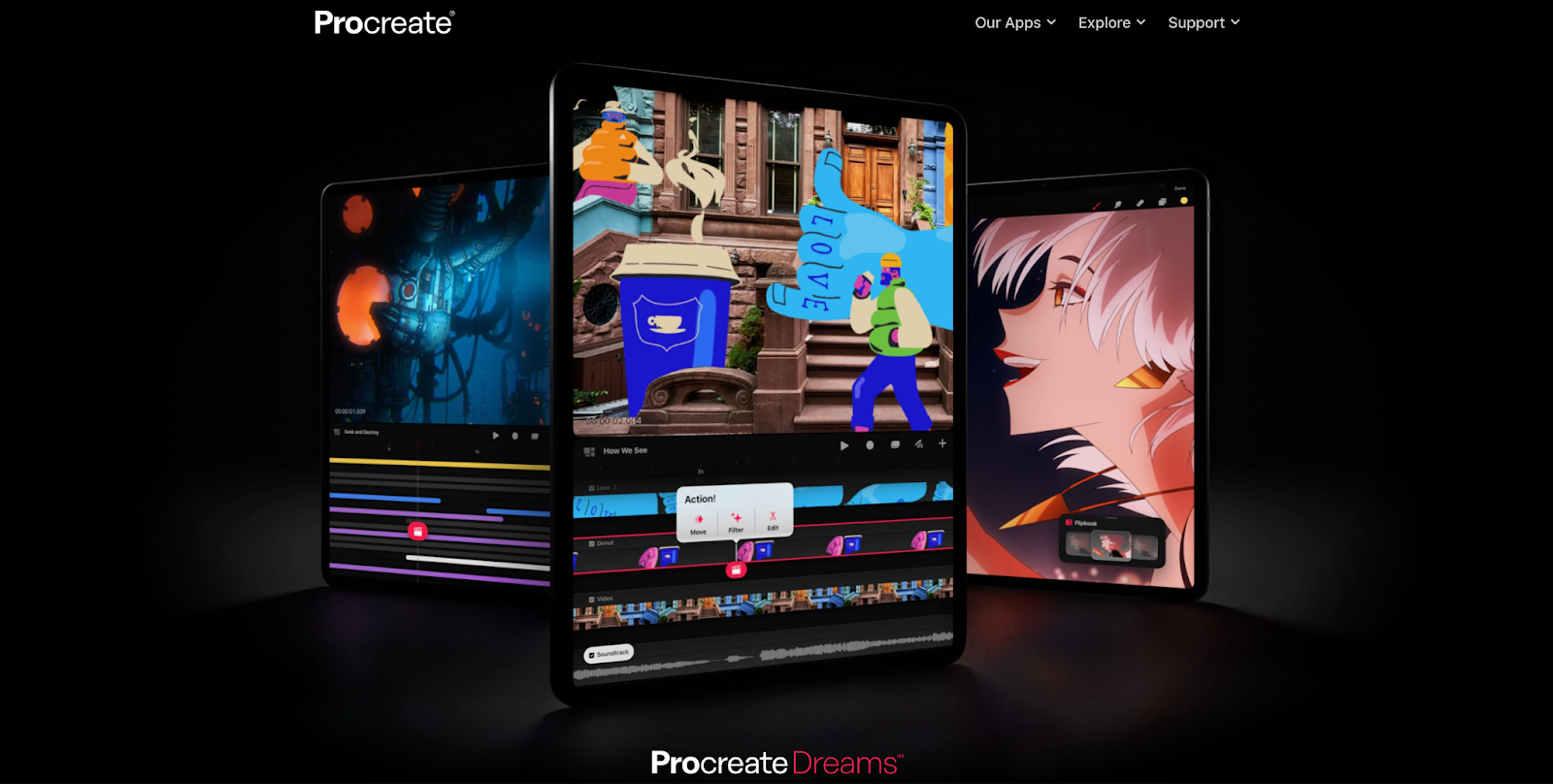 Procreate - best ipad application for animation
