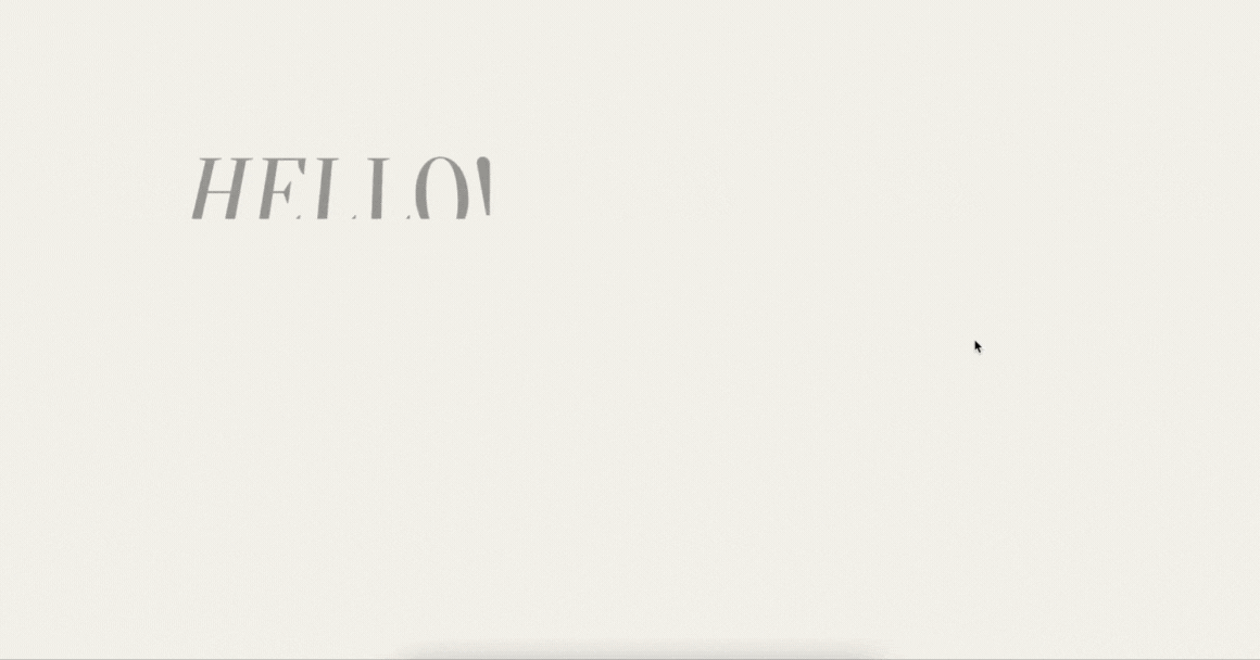 A loading animation example shown on the Firenze webflow portfolio template