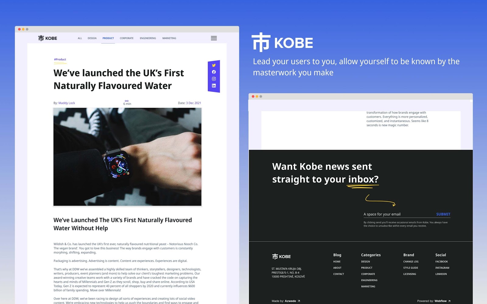Oslo agency website template, Oslo webflow agency template, responsive Webflow template – Wedoflow template