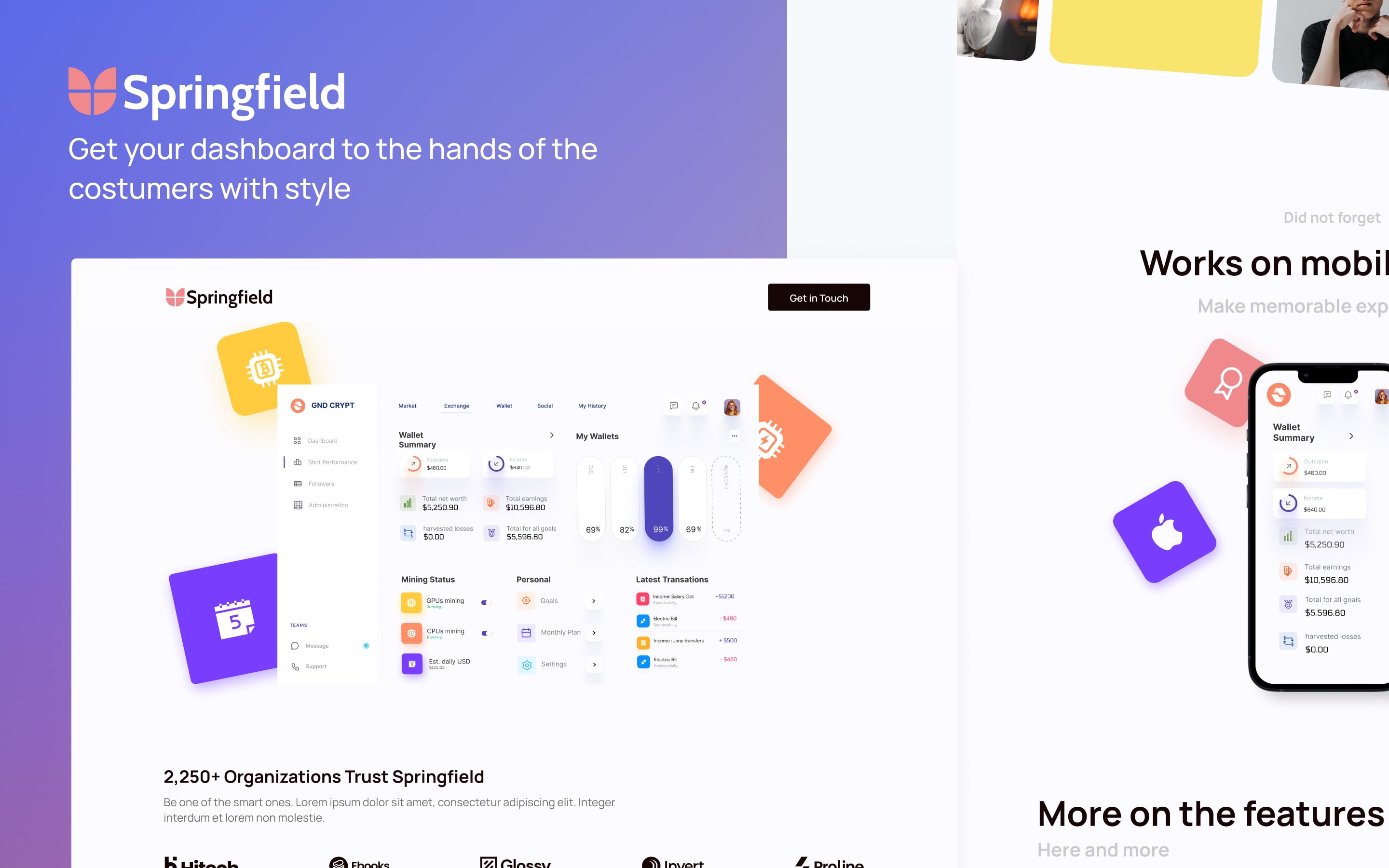 Modern Webflow web application template - London. Wedoflow agency