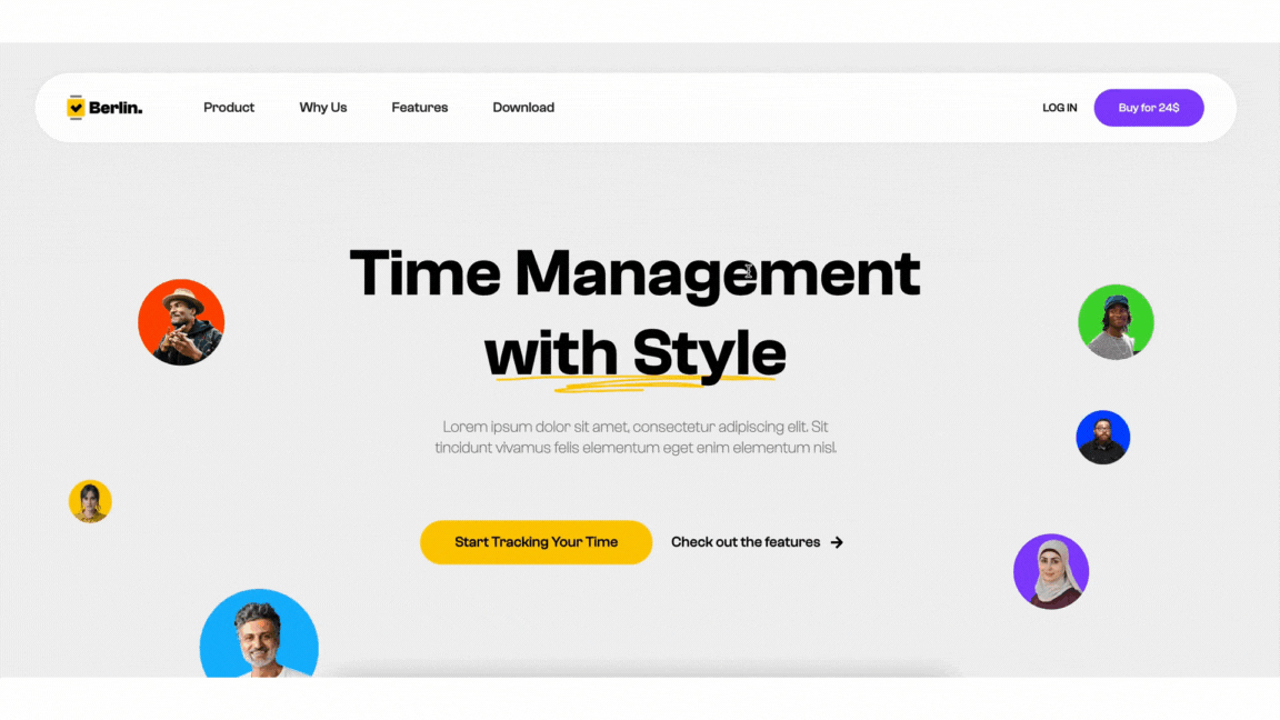 Webflow Blog template β Berlin developed by Wedoflow agency