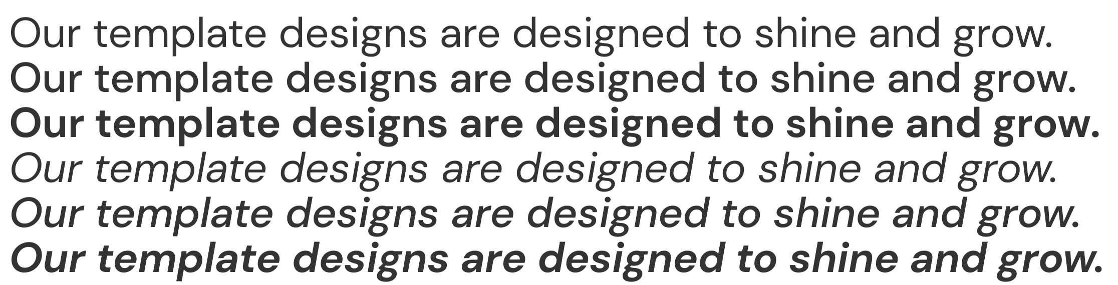 DM sans font style, best for blogging and writing