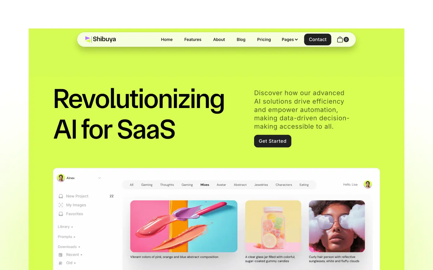 Webflow SaaS template designed with Modulify