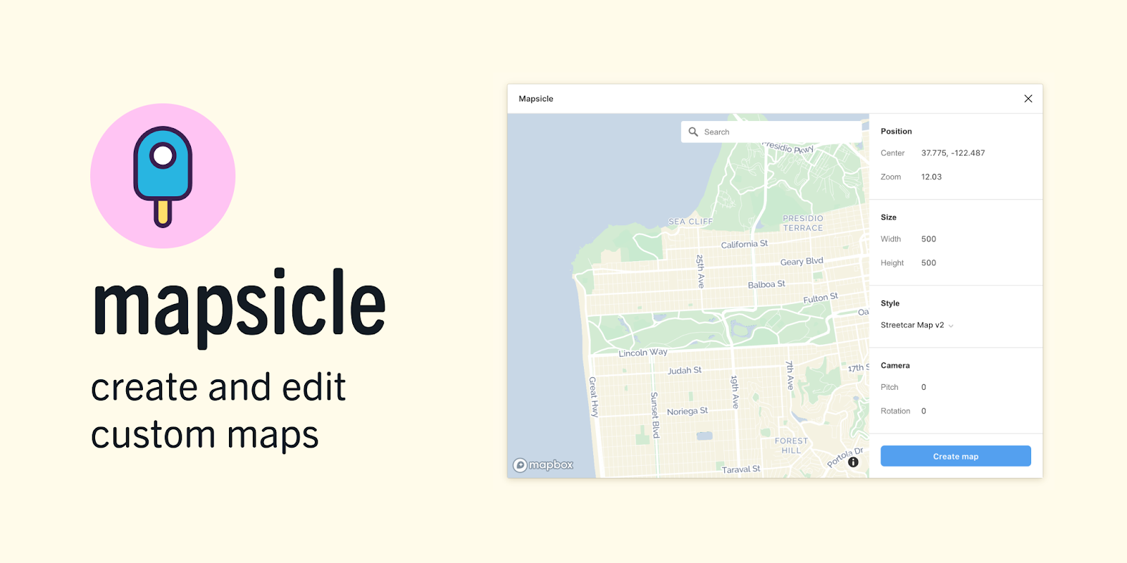 Mapsicle figma plugin for maps