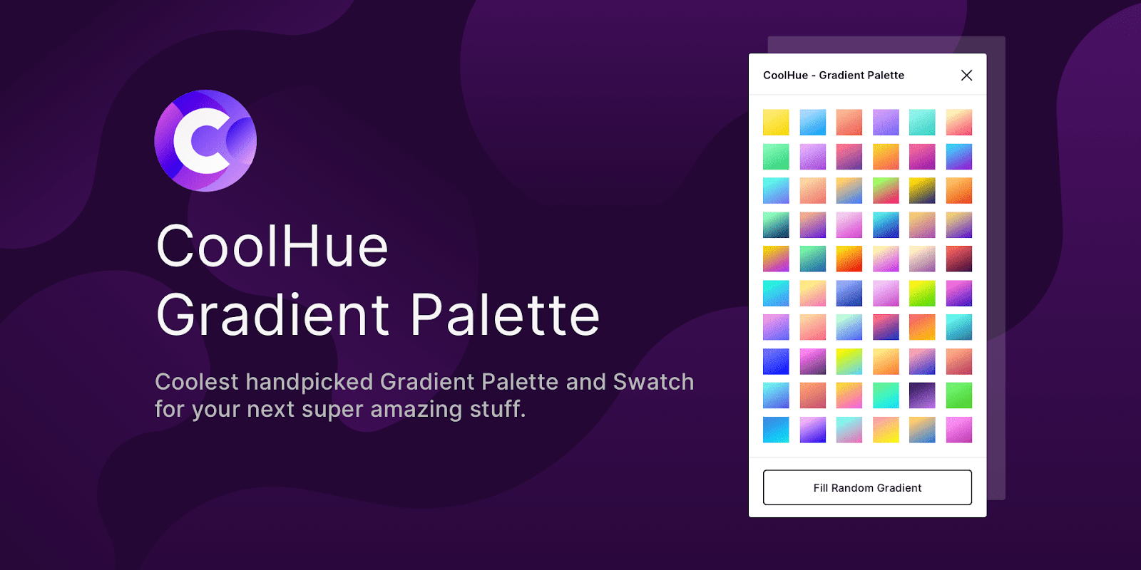 CoolHue - Figma plugin to add more than 60 beautiful gradients