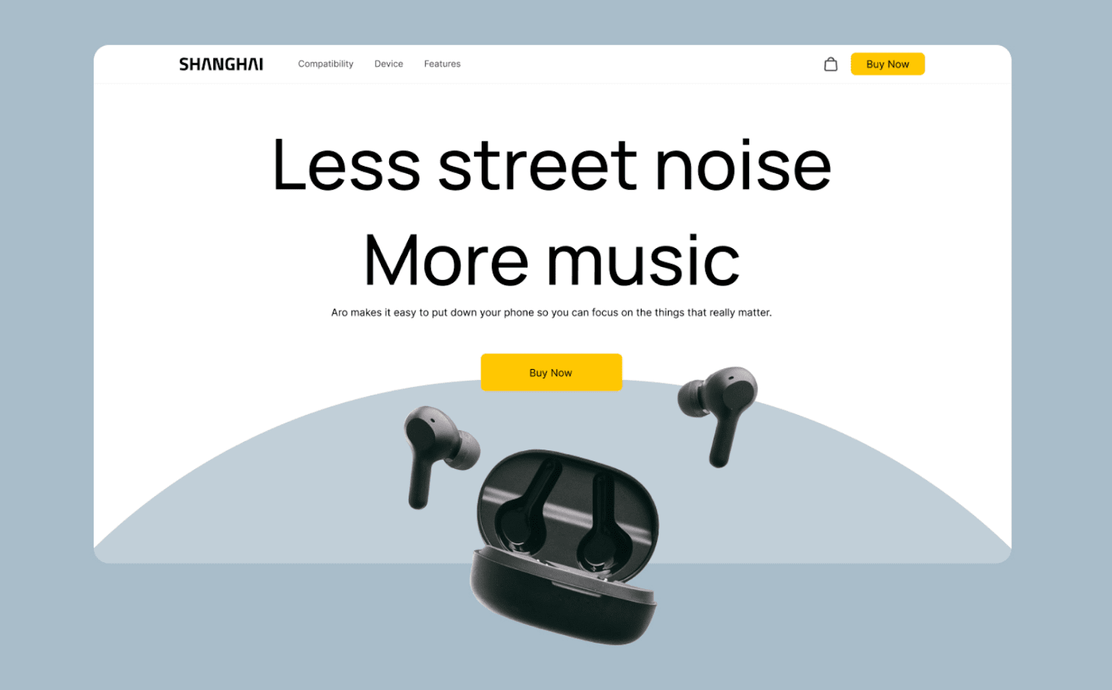 Shanghai web app template homepage screenshot - App Website Template Shanghai - Wedoflow