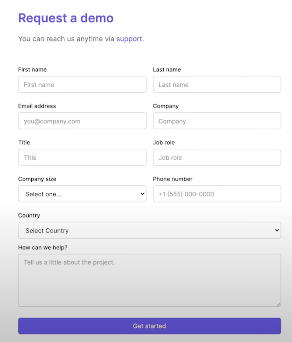 lead generatin form in webflow