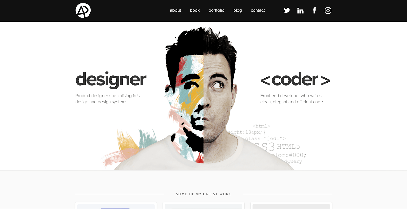 Adham's Portfolio Template, Personal Portfolio, Personal Website - Wedoflow